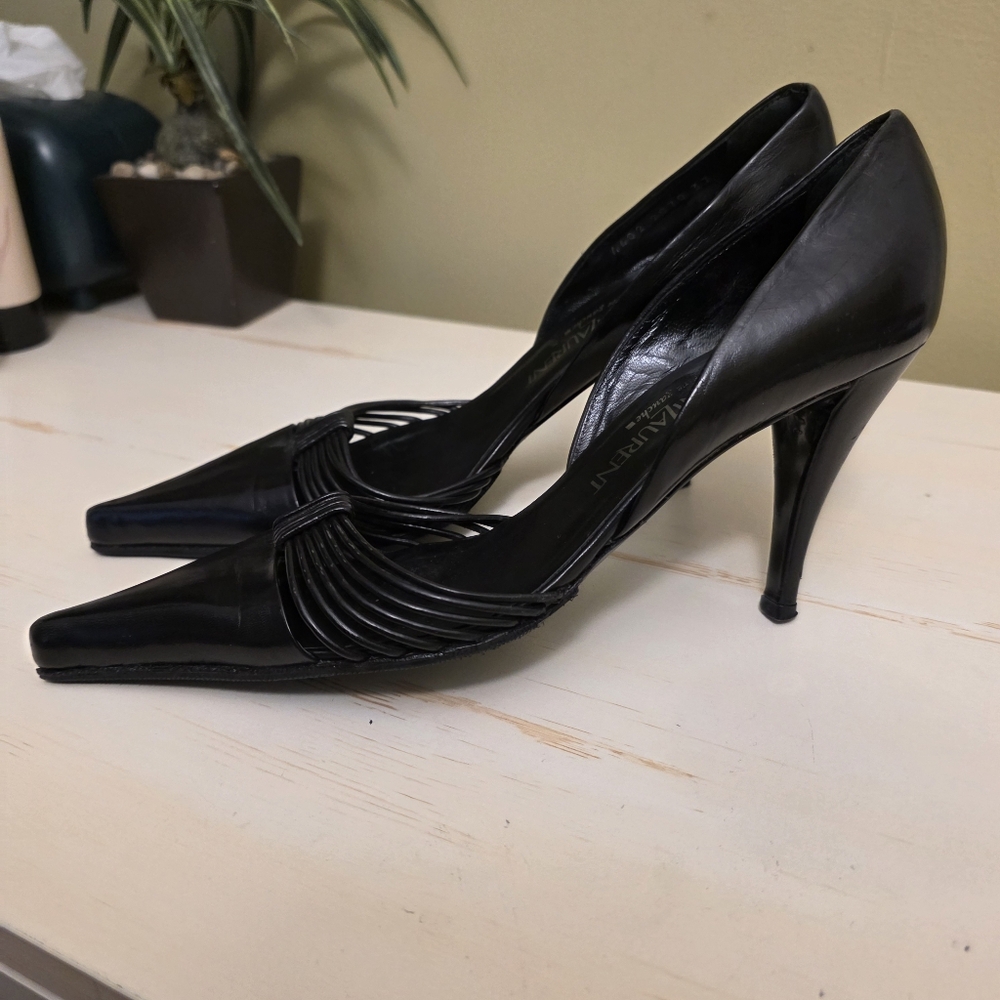 Yves Saint Laurent Black Heels - Picture 4 of 6